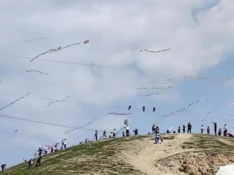 Uçurtma Şöleni: Renklerin Dansı Gökyüzünü Süsledi