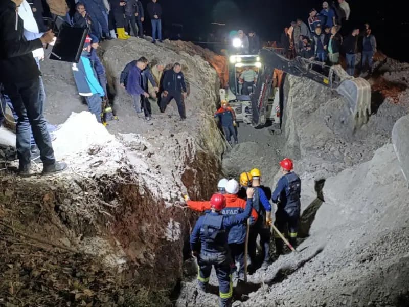 Amasya'da Göçük: 2 İşçi Hayatını Kaybetti