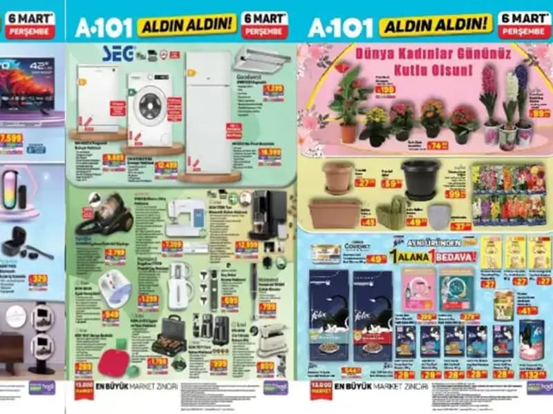 A101 6 Mart Aktüel Ürünler Kataloğu ile Yenilikler Sizi Bekliyor!