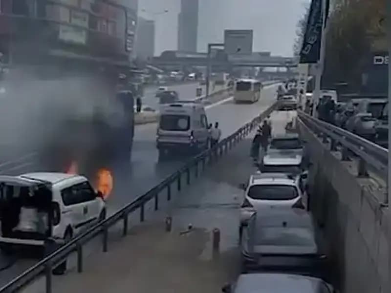 Yangın anında TOMA ile yangına müdahale; dramatik görüntüler ortaya çıktı!