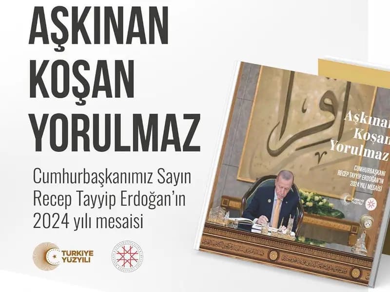 Cumhurbaşkanı Erdoğan'ın Hizmetleri "Aşkınan Koşan Yorulmaz" Kitabında