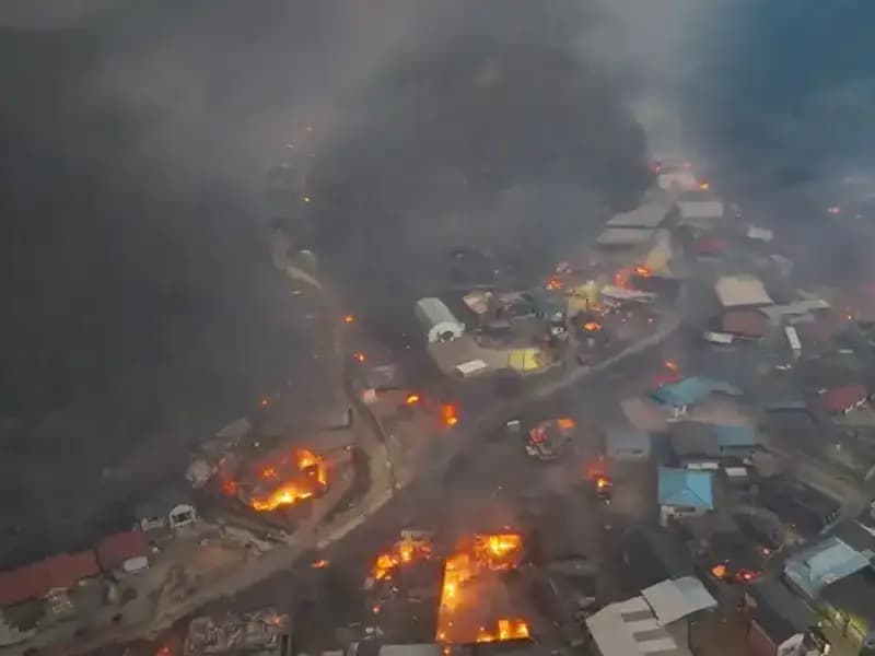 Güney Kore Orman Yangınları Salgın Gibi Yayılmaya Devam Ediyor!