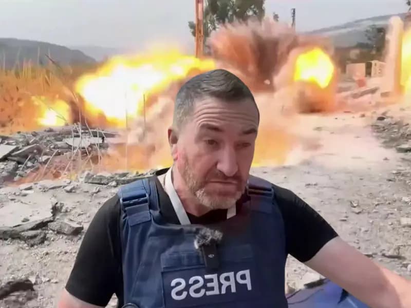 İsrail'in Lübnan Saldırılarında Muhabir Neredeyse Hayatını Kaybediyordu
