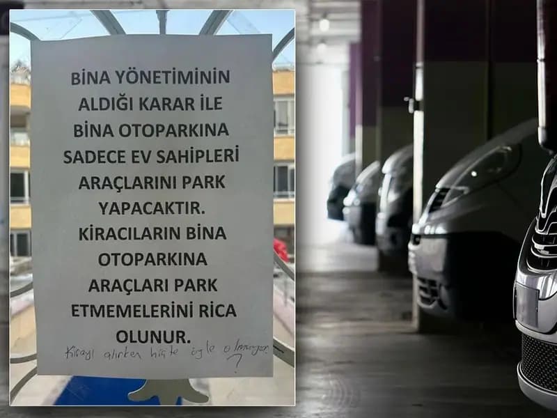 Kiracının Otopark Hakkı Hakkında Açıklama Yapıldı