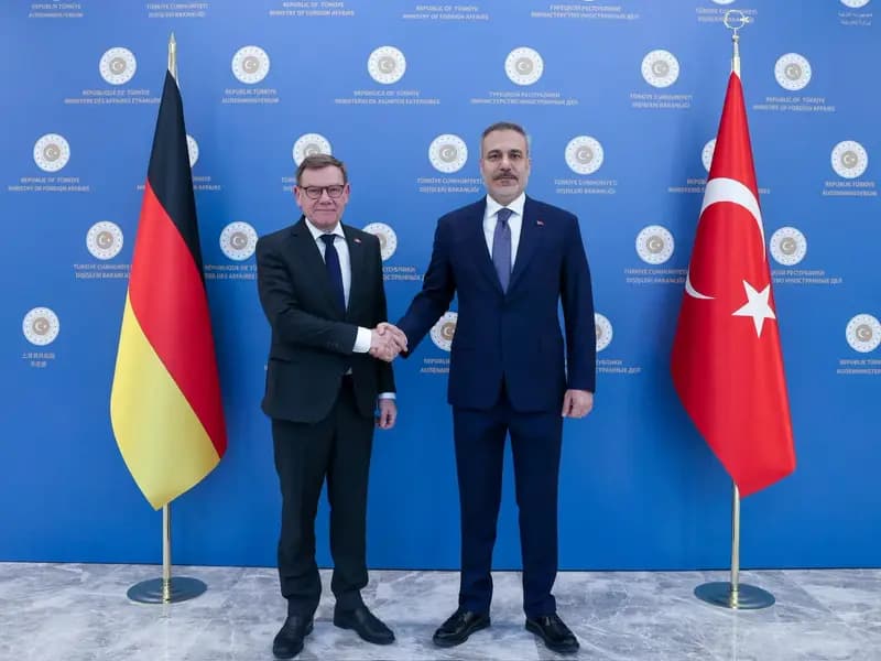 Dışişleri Bakanı Fidan, Almanya Dışişleri Bakanı'nı Ağırladı