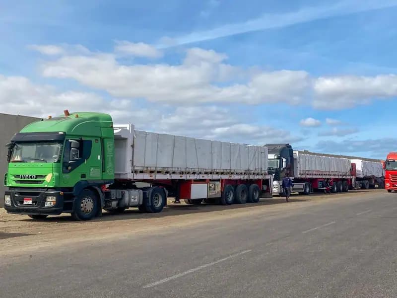 Gazze'ye Yardım Tırları Ateşkes Sonrası Yola Çıktı