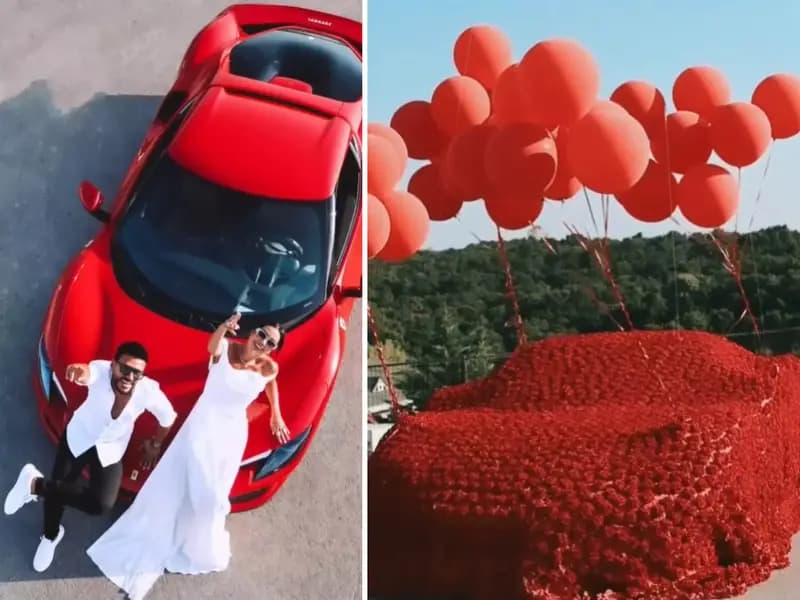 Dilan ve Engin Polat'ın Kırmızı Ferrari'si 38.5 Milyon TL'ye Satışta