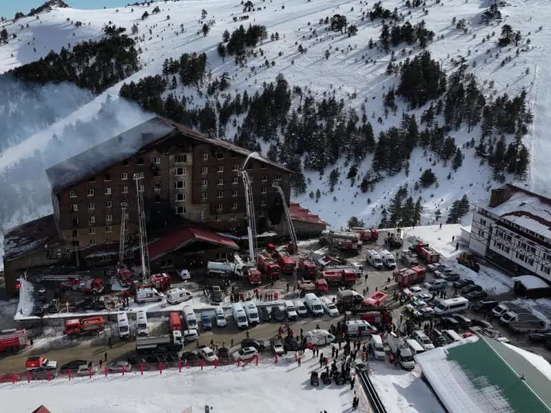Kartalkaya'daki Otel Yangınında 6 Zanlı Tutuklandı
