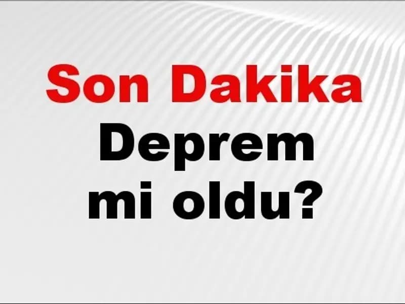 Türkiye'de Çok Sayıda İl Depremle Sarsıldı, Son Durum Ne?