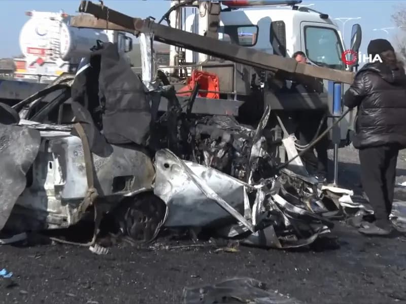 Ankara Kuzey Çevre Yolu'nda Feci Kaza: Beş Can Gitti