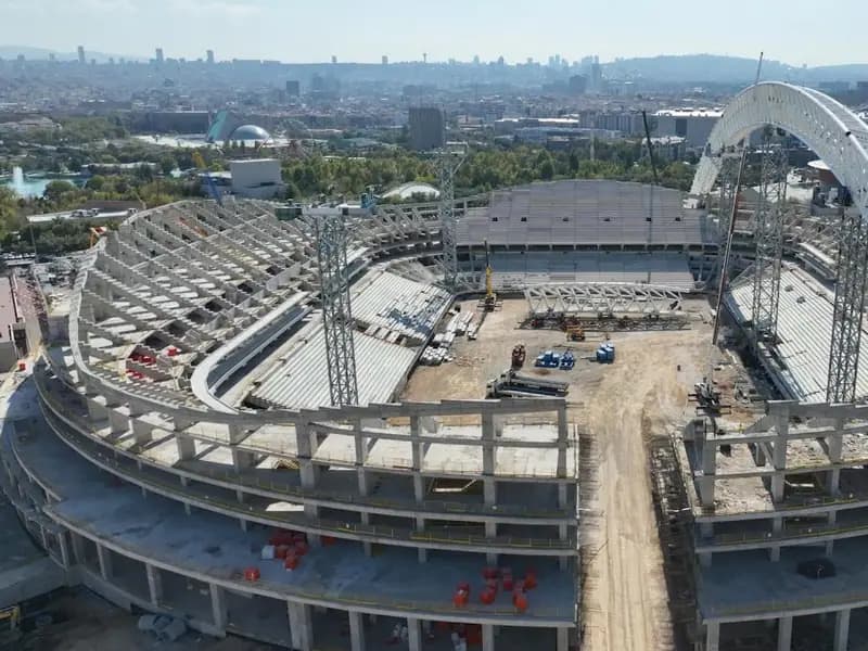 Ankara’da Yeni Stadyum Hızla Yükseliyor