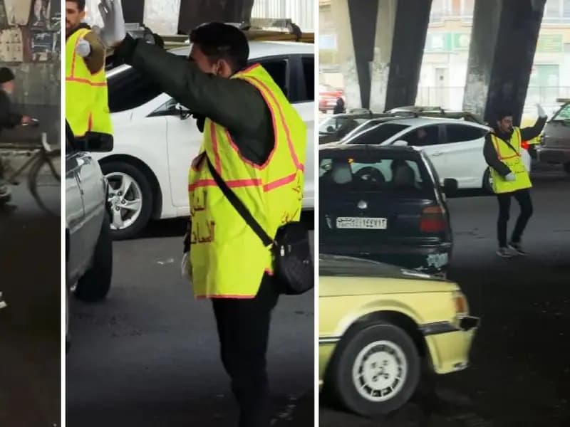 Suriye'de Gönüllüler Trafik Sorununa El Attı