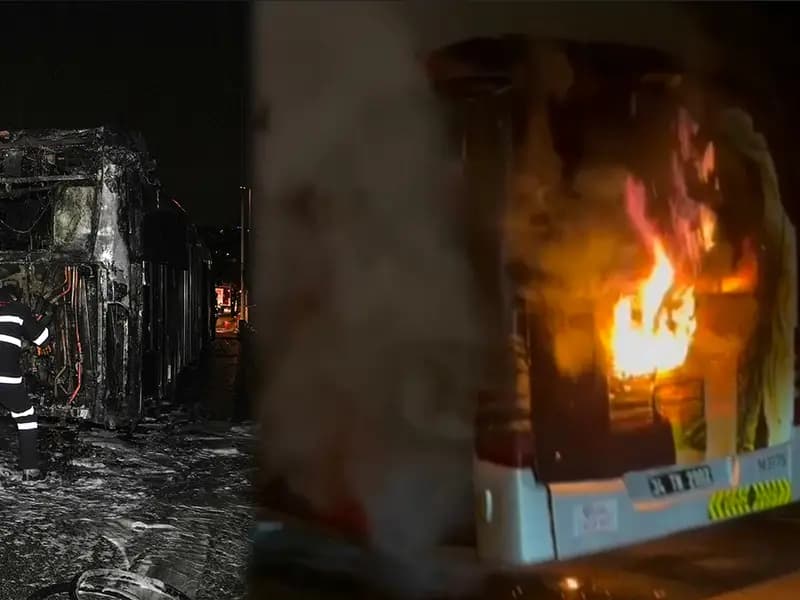 İstanbul'da Metrobüs Yangını: 60 Yolcu Güvenle Tahliye Edildi