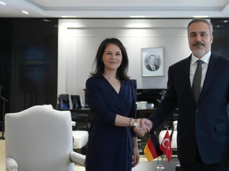 Bakan Fidan, Alman mevkidaşı Baerbock ile güvenlik konularını görüştü