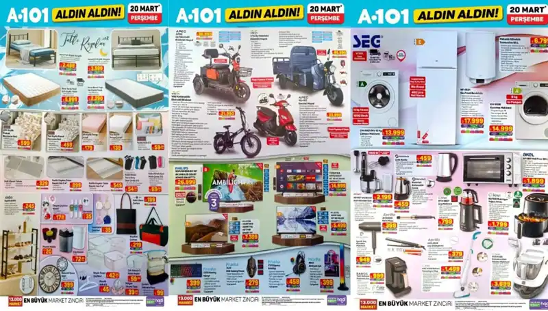 20 Mart A101 Aktüel Kataloğunda Neler Var? Fırsatlarla Dolu Bir Hafta Sizi Bekliyor!