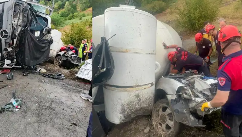 Beton Mikseri Faciası: 1 Ölü, 1 Yaralı Otomobil Kazası!